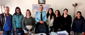 Επίσκεψη μαθητών του ΕΠΑΛ Τυρνάβου ​στον αστυνομικό διοικητή Τυρνάβου